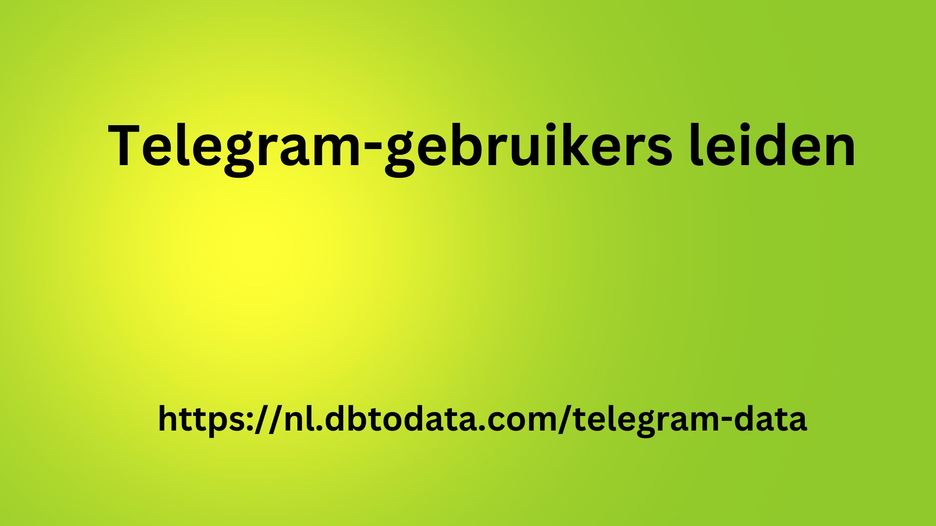 Telegram-gebruikers leiden