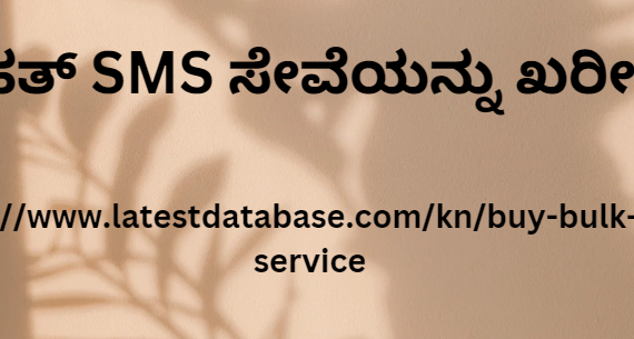 ಬೃಹತ್ SMS ಸೇವೆಯನ್ನು ಖರೀದಿಸಿ